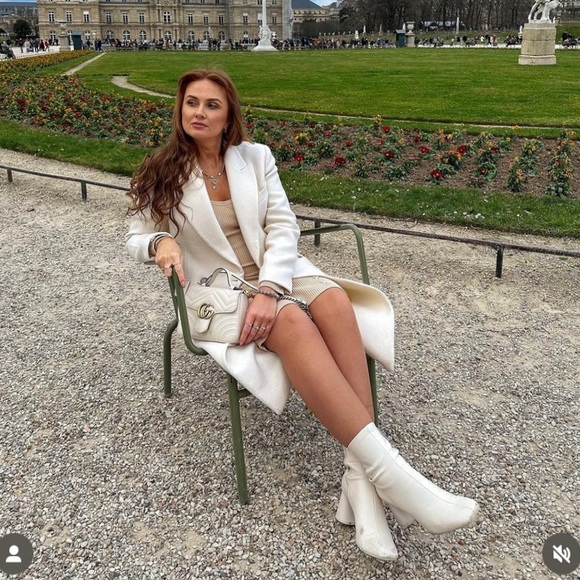 Zara double breasted wool coat cream white - Picture 4 of 10